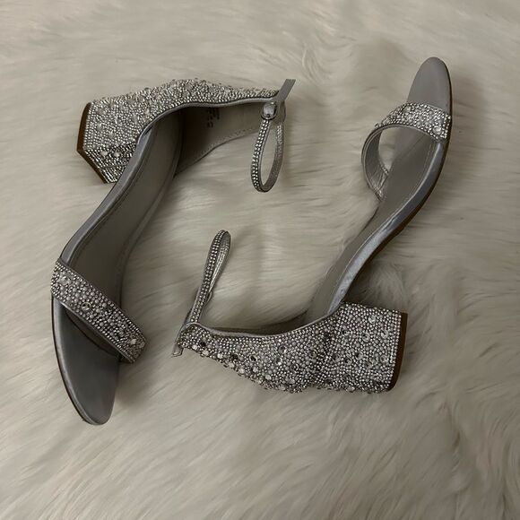 DREAM PAIRS Women's Chunk Low Heel Sandals Size 9.5 - Picture 4 of 8